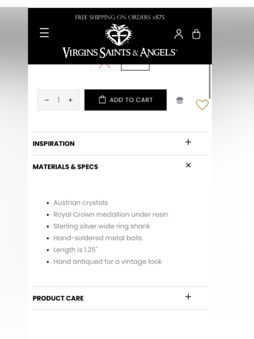 Virgins Saints & Angels Oval Bespoke Royal Crown sz 5 Gunmetal - Picture 4 of 11